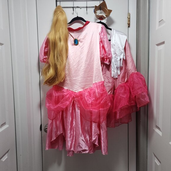 Worn Once Disguise Brand Nintendo Princess Peach Costume Size XXL (22-24) - Picture 1 of 3